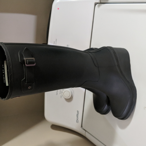 Hunter boot wedge black 9 us - Picture 2 of 8